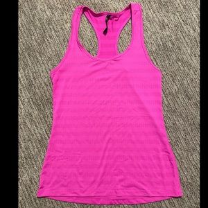 Hot pink workout tank